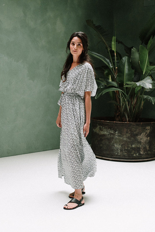 amali dress animal print by J-LAB3L on thegreenlabels