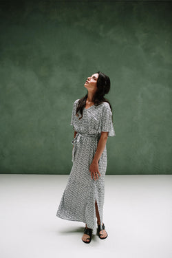 amali dress animal print by J-LAB3L on thegreenlabels