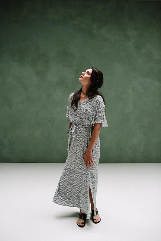 amali dress animal print by J-LAB3L on thegreenlabels
