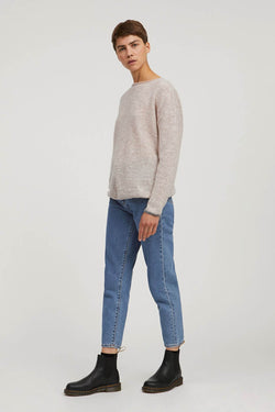 shop anaa sweater light caramel by armedangels at thegreenlabels