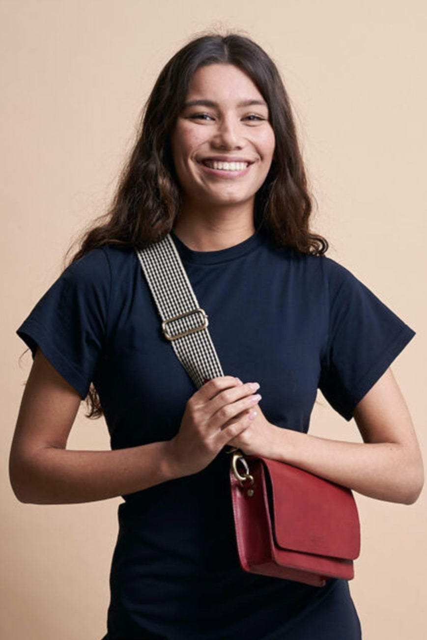 audrey mini ruby by O My Bag on Thegreenlabels