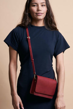 audrey mini ruby by O My Bag on Thegreenlabels