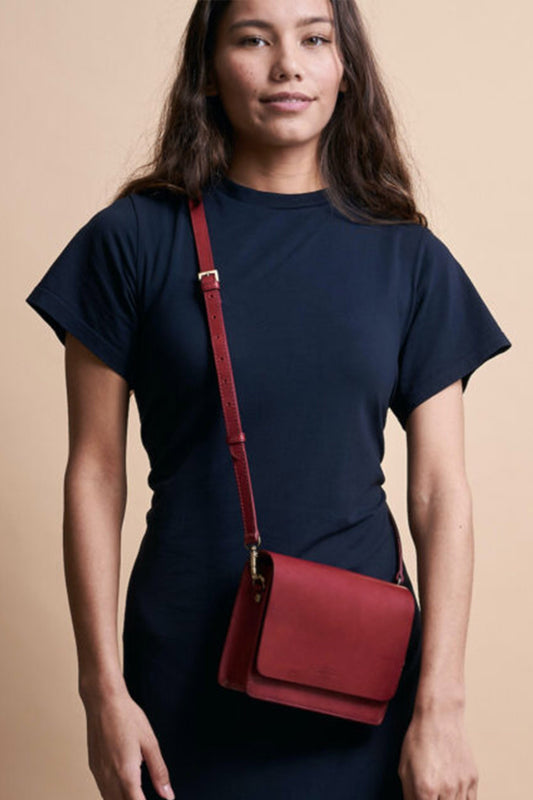 audrey mini ruby by O My Bag on Thegreenlabels