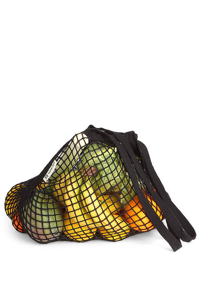 Bags - Organic Cotton Net Bag Black <br> By Turtle Bags