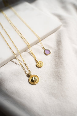 shop belladonna pendant gold by flawed at thegreenlabels