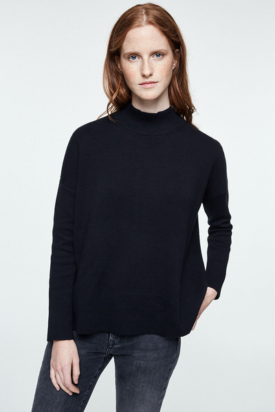 yunaa pullover black by ARMEDANGELS on thegreenlabels.com