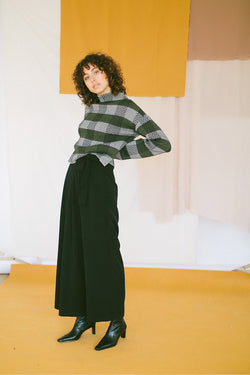 black trousers by Cossac on thegreenlabels