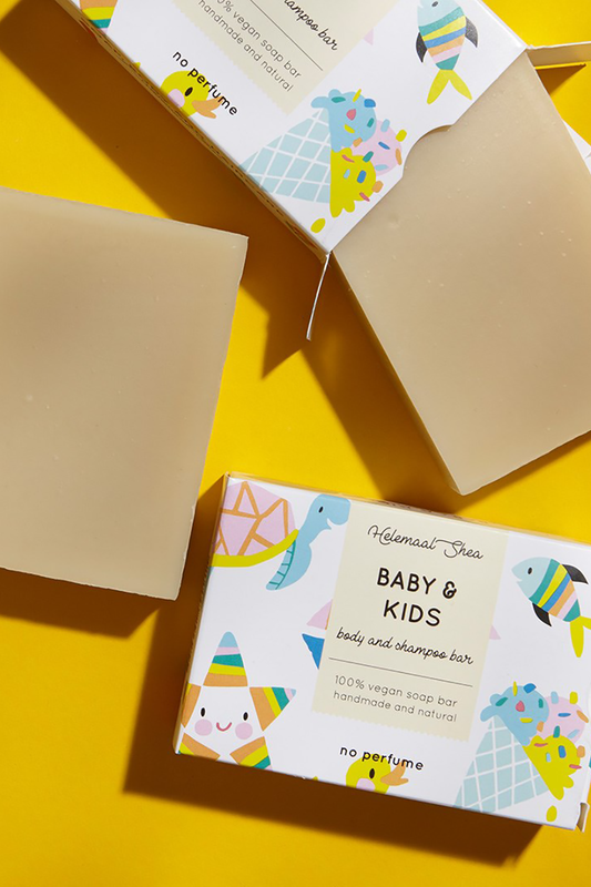 baby & kids body and shampoo bar by Helemaal Shea