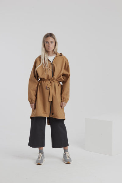 Wizzard Parka Brown Sugar by Thinking Mu on thegreenlabels
