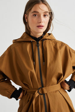 Wizzard Parka caramel by Thinking Mu on thegreenlabels