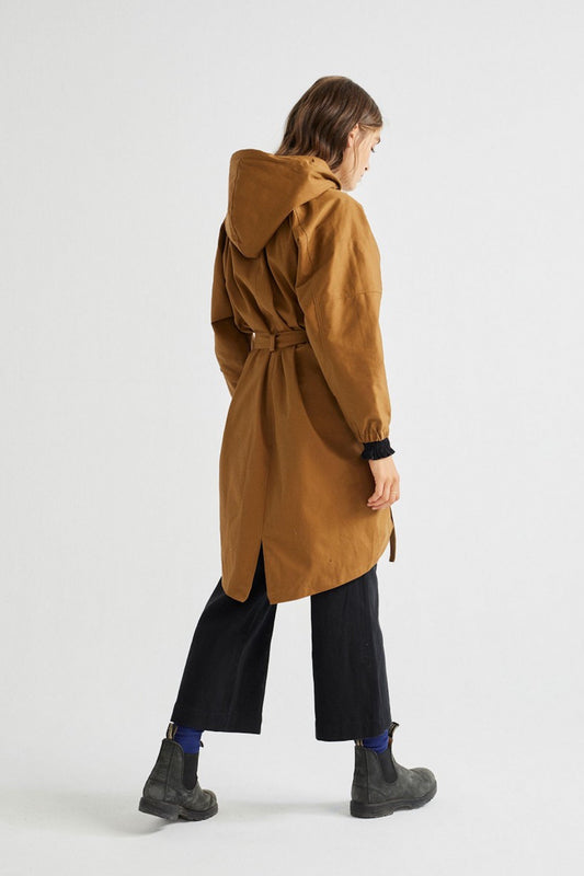 Wizzard Parka caramel by Thinking Mu on thegreenlabels