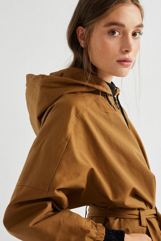 Wizzard Parka caramel by Thinking Mu on thegreenlabels