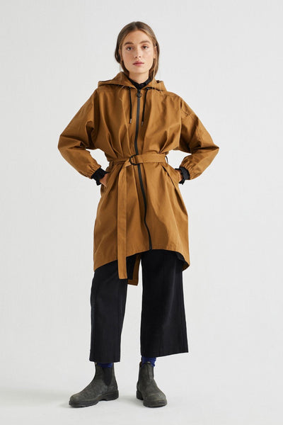 Wizzard Parka caramel by Thinking Mu on thegreenlabels