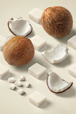 creamy coconut shampoo bar by Bumi Bars on thegreenlabels