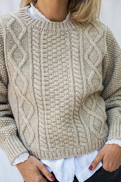 paola wool sweater beige