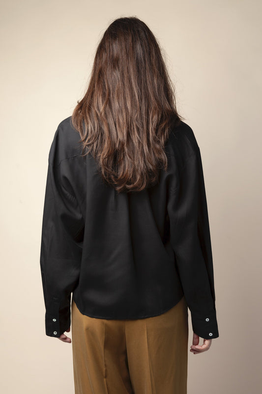 shop damla shirt black by signe at thegreenlabels