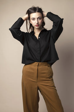 shop damla shirt black by signe at thegreenlabels