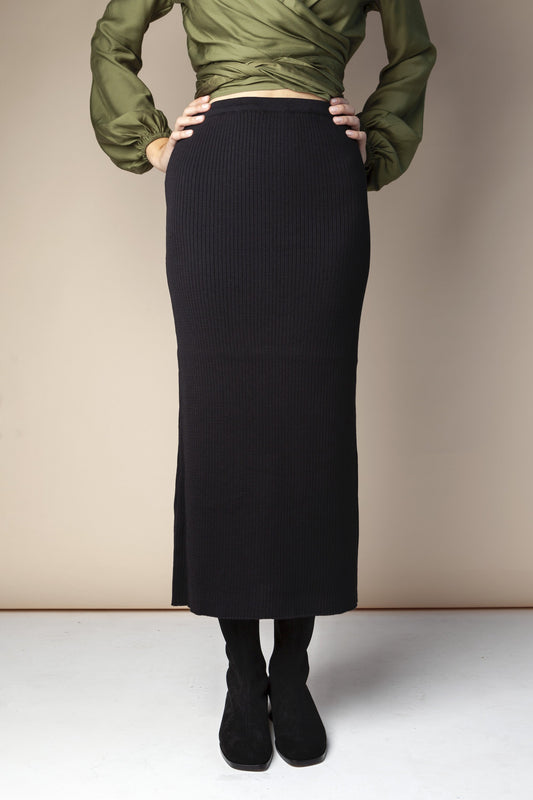 shop damla skit skirt black by By Signe at thegreenlabels