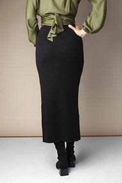 shop damla skit skirt black by By Signe at thegreenlabels