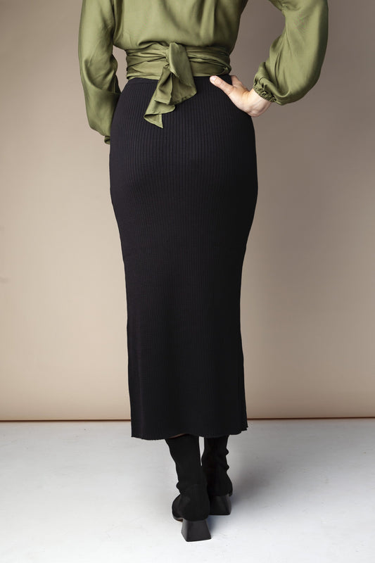 shop damla skit skirt black by By Signe at thegreenlabels