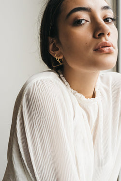 shop diamond cut hoop medium by flawed at thegreenlabels