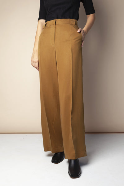 shop dido trousers golden olive by Frisur at thegreenlabels