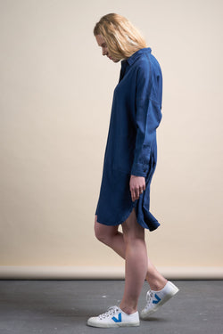 Dresses - Juliana Dress Blue Tencel <br> By Kings Of Indigo