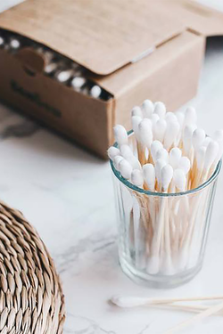 plastic free cotton buds by Bambaw on thegreenlabels