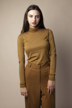 eden long sleeve top golden olive by Frisur