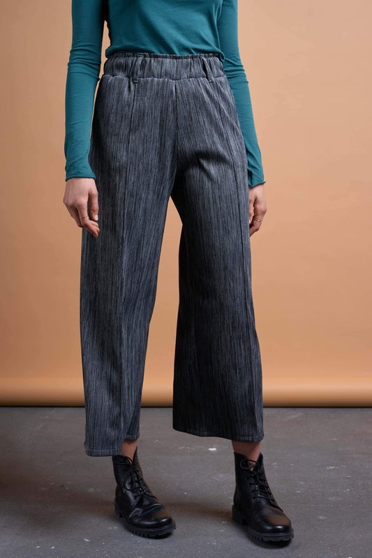 elephant leg pants grey by Friday's Project on thegreenlabels.com