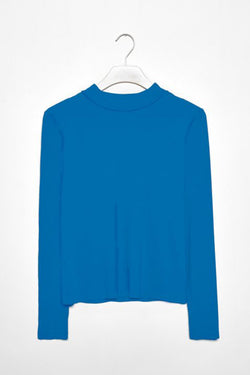 eva long sleeve top blue by Frisur at thegreenlabels