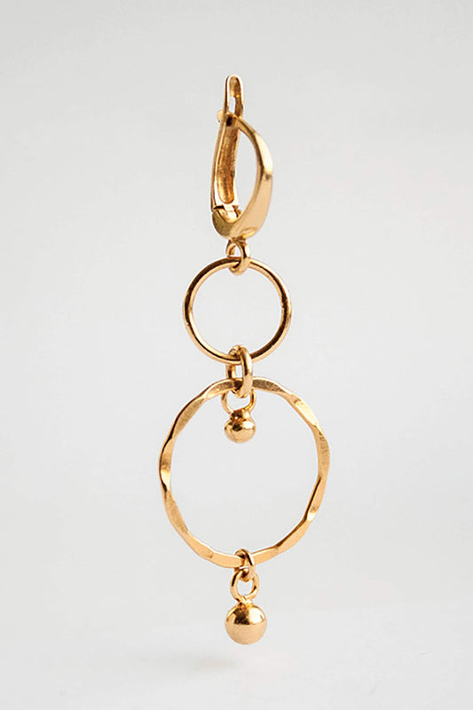galactic statement earring gold by Neinties on thegreenlabels.com