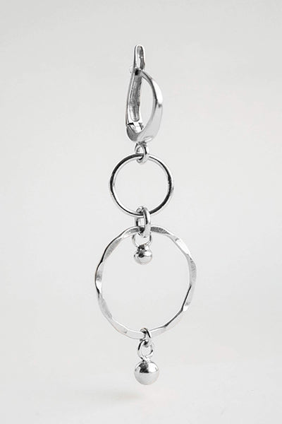 galactic statement earring sterling silver by Neinties on thegreenlabels.com