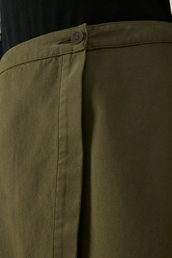 villaa skirt moss green <br> by ARMEDANGELS