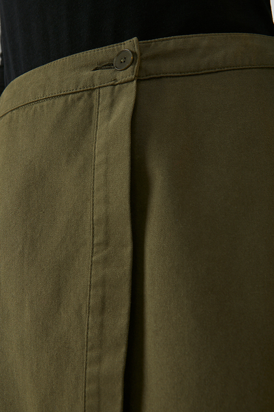 villaa skirt moss green <br> by ARMEDANGELS