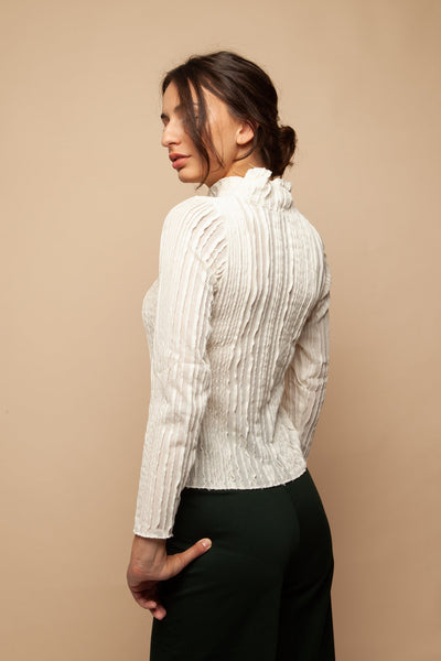 ayla highneck cream by signe on thegreenlabels.com