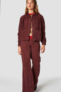 jane corduroy rust pants by Kings Of Indigo on thegreenlabels