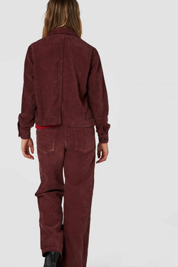 jane corduroy rust pants by Kings Of Indigo on thegreenlabels