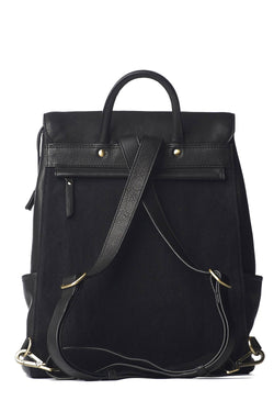 jean backpack black by O My Bag on thegreenlabels