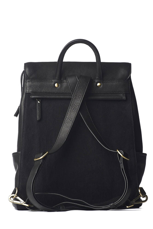 jean backpack black by O My Bag on thegreenlabels