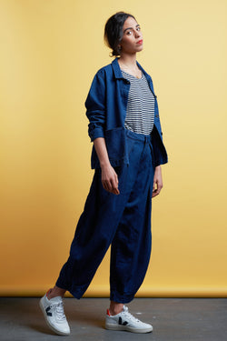 Jeans & Pants - Leila Pleat Blue Hemp Rinse <br> By Kings Of Indigo