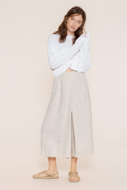 Jeans & Pants - Origami Linen Pants Stone <br> By Friday's Project
