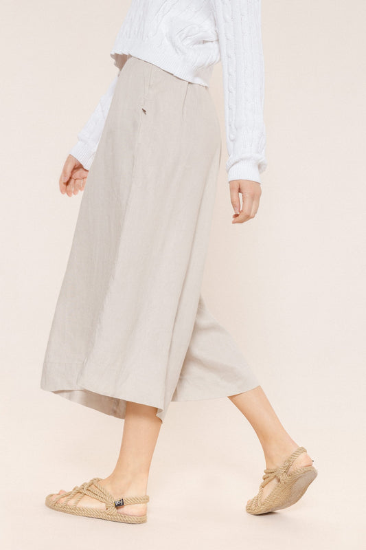 Jeans & Pants - Origami Linen Pants Stone <br> By Friday's Project