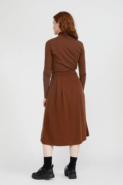 juliaana skirt cacao by ARMEDANGELS on thegreenlabels.com