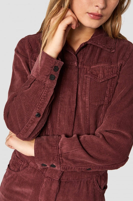 ko-na-hana jumpsuit rust by Kings Of Indigo on thegreenlabels.com