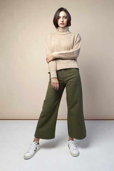 shop lerato jumper sand by frisur at thegeenlabels