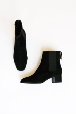 shop lila boots black by collection & co at thegreenlabels