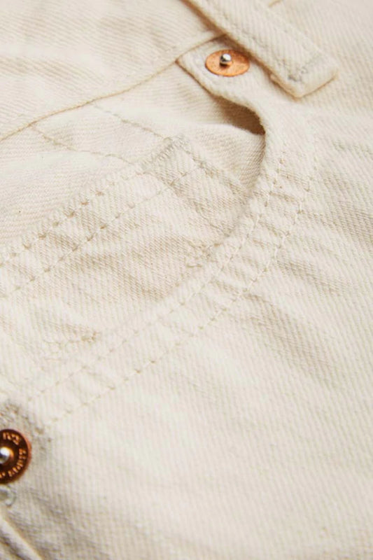 Shop Kings Of Indigo liora shorts | ecru recycled