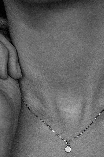 lumi necklace sterling silver by Neinties on thegreenlabels.com