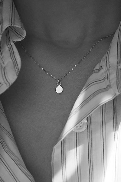 lumi necklace sterling silver by Neinties on thegreenlabels.com